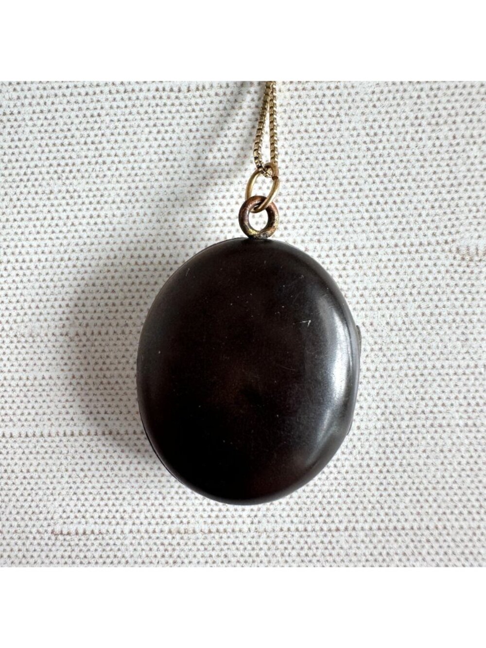 Antique Victorian Mourning Locket Vulcanite Cross 1868 Patent Date - Picture 3 of 14